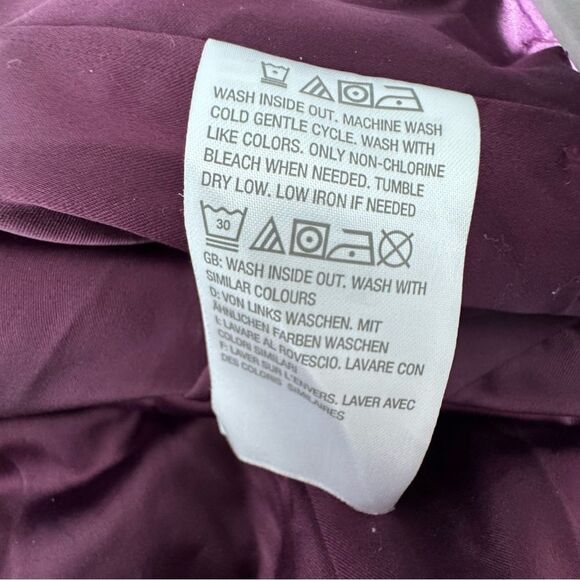 Isaac Mizrahi Live Velvet Scroll Jacquard Snap Front Jacket QVC - Picture 14 of 15